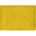 thumbnail image 1 of Ahgly Company Machine Washable Indoor Rectangle Solid Yellow Modern Area Rugs, 8' x 12', 1 of 4