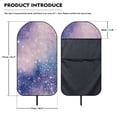 thumbnail image 7 of XYZCANDO 1 Pack Terry Cloth Car Seat Covers Waterproof Premium, Compatible with Car Front Seats Bucket Seat Truck Seat Car Seat Towel Cover(Galaxy-Themed), 7 of 7