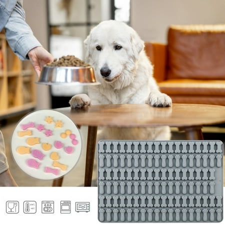 

Dog Bone Silicone Molds - Non-Stick Large Capacity Food Grade - Mini Treat Molds for Gummies Chocolates Candies