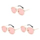 thumbnail image 1 of Gafas de sol hexagonales Minnieouse para hombre y mujer lentes polarizadas color dorado y rosa, 1 of 6