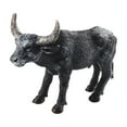 thumbnail image 2 of Xecvkr Realistic Wild Animal Model Black Water Buffalo Toy Figure Plastic Figurine Jungle Animal Collection for Play Display Gift 9.8x6.9x4.2cm, 2 of 6
