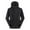 6#Black, variant on Men's Softshell Jacket With Removable Hood, Water Repellent Outdoor Reflective Coat Zipper Jacket Long Sleeve Hooded Casual Outwear Coat
