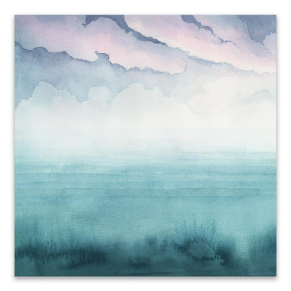 Artissimo Designs Le crépuscule sur la baie I Acrylique imprimé - 11.75W x 11.75H x 1D