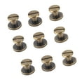 thumbnail image 3 of Flat Head Rivets & Screws Bronze, 20pcs Flat Head Copper Brass Screws Nuts Nails Rivets Leather  Accessory DIY Leather Craft, 3 of 8