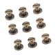 thumbnail image 5 of Remaches de cabeza plana - 20 piezas Tornillos de latón de cobre de cabeza plana Tuercas Clavos Remaches Accesorio de tapa de cuero(5mm), 5 of 14