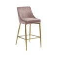 thumbnail image 5 of Homestock Eclectic Elegance Pink Velvet Stool, Set of 2, 5 of 8