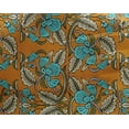 thumbnail image 4 of oneOone Georgette Viscose Fabric Leaves & Floral Block Print Sewing Fabric BTY 42 Inch Wide, 4 of 4