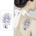 thumbnail image 3 of León Tatuajes Sticke Impermeable Semipermanente 8PCS para Pierna Espalda Muslo Brazo, 3 of 9