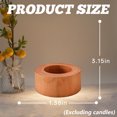 thumbnail image 2 of HIBIBUD Wax Melt Warmer,Creative Round Shape Wax Warmers,Night Lights, Atmosphere Lights and Decorative Ornaments Candle Wax Melter,style2, 2 of 7