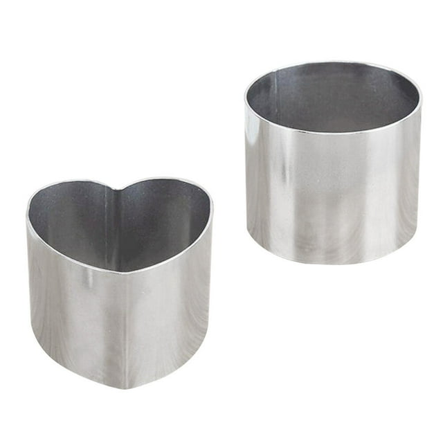 unbranded 2Ud De Acero Inoxidable Plateado Para Cortar Masa Y Mousse Con Alta Resistencia Térmica