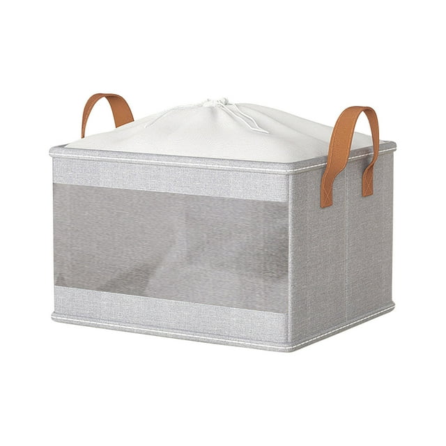 Boîte de Rangement pour Vêtements Grande Capacité, Balcon, Couette, Armoire, Tri Ménager, Dortoir, Panier de Rangement Portable