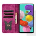 thumbnail image 3 of Compatible with Samsung Galaxy A71 4G Embossed Butterfly Cat Wallet Case with Card Slots Kickstand Cover, 3 of 5