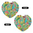 thumbnail image 2 of Pofeuu SpongeBob SquarePants Miroir de Maquillage de Poche Portable Couverture en PU Miroir de Voyage Compact avec Verre Double Face Normal et Grossissant - Forme Ronde - Forme Cœur, 2 of 9
