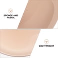 thumbnail image 2 of SHISUYAN 3 Pairs Padded Inserts for Bras Push Up Lightweight Slip Resistant Beige Color, 2 of 8