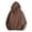 Brown, variant on Man Autumn Hoodie Fuzzy Solid Color Long Sleeve Pockets Hooded Sweatshirt Men Hoodie XXXL