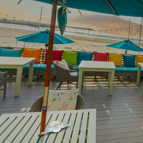 NICEXMAS Patio Umbrella Parts Multi PP Steel for Garden Easy Installation Versatile 4Pack