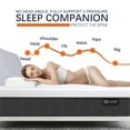 thumbnail image 3 of 3 Inch Gel Memory Foam Mattress Topper Queen Size Pressure Relief Cooling Pad High Density Bed Topper (with Removable & Washable Bamboo Cover), 3 of 7