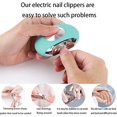 thumbnail image 3 of Cortaúñas eléctrico para uñas gruesas Cortaúñas eléctrico automático para cuidadores, ancianos, adultos y niños (azul) JAMW Sencillez, 3 of 5