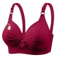 thumbnail image 2 of Ailaofu Bra for Womens Wireless Comfort Brassiere Bras Lightly Padded Lingerie, 2 of 7
