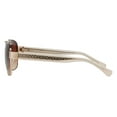 thumbnail image 3 of Coach Women's Light Gold-Tone Stylized Aviator Sunglasses HC7064-926513-56, 3 of 6