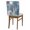 White Blue Gray, variant on nqOlkjepod Blue Grey Chair Covers Set of 8, Decorative Chair Back Cover, Modern Oil Painting Art Abstract Dining Room Chair Slipcovers Removable Chair Protectors Covers for Party Banquet