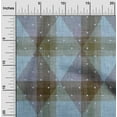 thumbnail image 2 of oneOone Rayon Turquoise Blue Fabric Check Argyle Dot Fabric For Sewing Printed Craft Fabric By The Yard 56 Inch Wide, 2 of 5