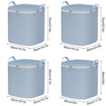 thumbnail image 2 of KOYPTL 4 Pack Non woven Large Storage Bags Bins Foldable Closet Organizers Containers with Reinforced Handle for Clothing Blanket Comforters Bed Sheets Pillows and Toys Space-Saving, 2 of 5
