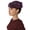 Burgundy, variant on Women Vintage Fascinator Beret Hat Flower Headwrap Church Tea Party Hat