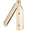 thumbnail image 2 of Navaja dorada profesional para barbería - acero inoxidable premium sin hoja - ideal para rasurar barba, bigote y cejas - diseño ergonómico antideslizante - regalo perfecto para hombres., 2 of 7