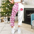 thumbnail image 2 of Rovga Women Pants Valentine's Day Love Heart Printed Bottom Sweatpants Pockets High Waist Sporty Gym Fit Jogger Trousers Relaxed Streetwear, 2 of 4