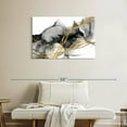 thumbnail image 2 of Elephant Stock Matrix Undulation Ii Wall Art - Horizontal Canvas Wall Art - Living Room Wall Decor - Abstract Canvas - White And Black Decor By Jennifer Goldberger - 36" x 24", 2 of 8