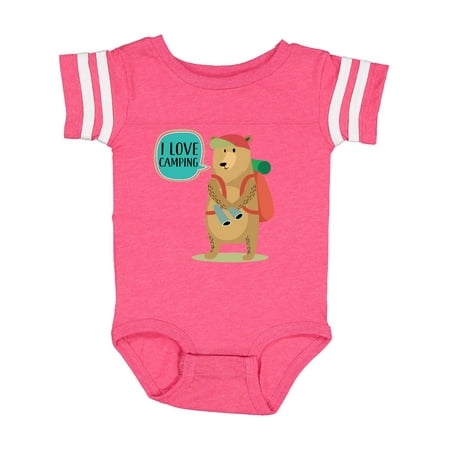 

Inktastic I Love Camping Summer Camp Gift Baby Boy or Baby Girl Bodysuit