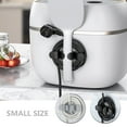 thumbnail image 3 of LOLIPPYY 6 Pcs Sticky Appliances Cord Organizer Grey TPR for Householders Kitchen Use, 3 of 8