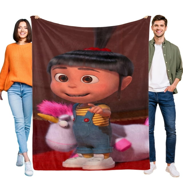Agnes de Mi Villano Favorito anti-pilling, suave, ligera, esponjosa y acogedora de lujo para hogar y cocina – Perfecta para niños y adultos,200X150cm