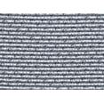 thumbnail image 2 of Zelouf Flower Flock On Shantung Stripe  , Sewing, DIY, Crafts Fabric by the Yard, White/black, 3 Yard, 2 of 2