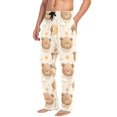 thumbnail image 3 of Men's Pajama Bottoms Cartoon Bear Head Men's Cotton Pajama Pants Men's Loose Printed Pajama Pants Casual Pants with Pockets, 3 of 6