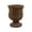 1Pc, variant on 2Pc Goblet Woven Planter Urn Shape,20.5*27Cm,Brown