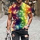 thumbnail image 1 of Tops para hombre, blusas y camisas de manga corta con cuello redondo para hombre, jersey informal con cuello redondo estampado para hombre, pantalones cortos deportivos para fitness, blusa de poliéste, 1 of 5