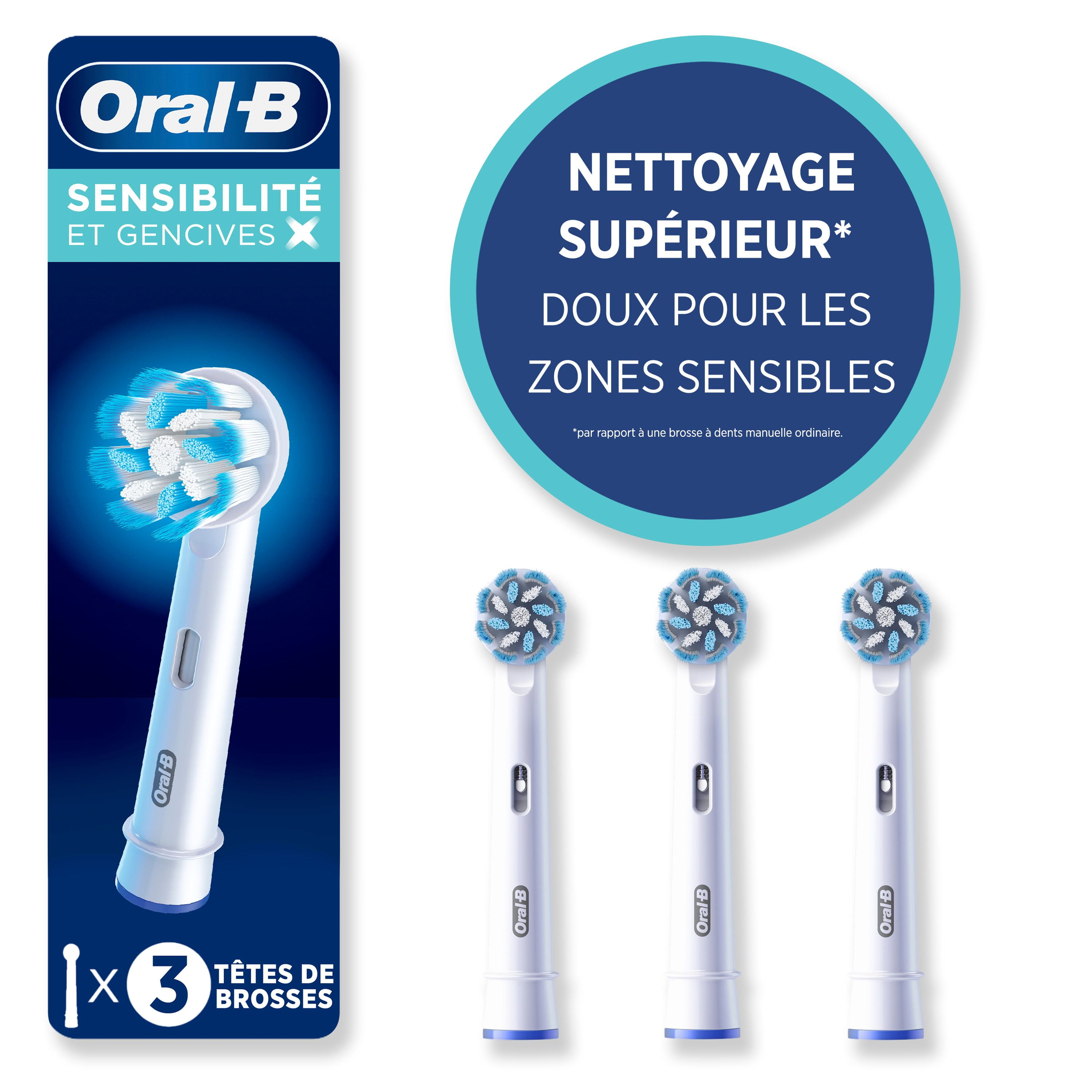 Brossettes de rechange Oral-B Sensibilité et gencives X filaments en X