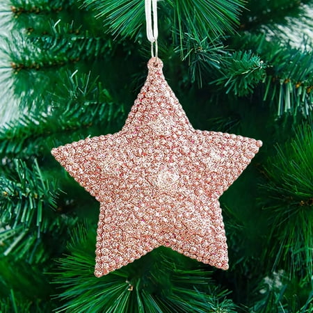 

YruYptpaln Christmas Decorations Three Five Pointed Star Tree Pendant Snow Scenery Arrangement Party Decorations for Women Rose Birthday Party Party Dress Event Dress plus Size Cloth Event Wristbands