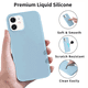 thumbnail image 2 of Funda de silicona líquida para teléfono móvil Apple, carcasa protectora Original de estilo oficial para iPhone 15, 16, 14, 13, 12, 11 Pro Max, XS, XR, 16, 14 Plus, 2 of 5