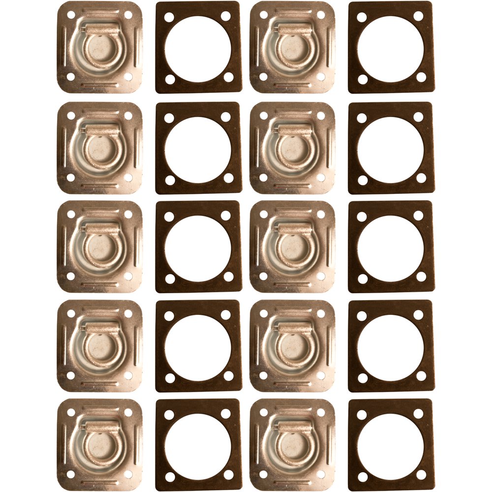 10 Recessed D Rings w/ Backing Plates 5000 LBS. Trailer