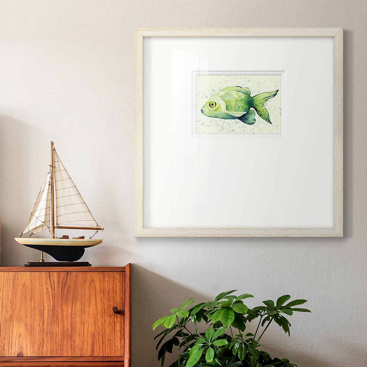 Speckled Freshwater Fish IPremium Framed Print