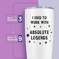 thumbnail image 2 of Funny Farewell Retirement Going Away Gifts for Coworker, Colleagues, Boss, Friends- Naughty New Job, Goodbye, Good Luck Gifts For Women, Men- 20 Oz Tumbler, 2 of 5