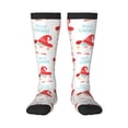 thumbnail image 2 of Lsque Funny Gnomes Printed Crew Socks Men's Women's LightWeight Thin Casual Calf Socks ,Knee High Socks,Cotton Socks, 2 of 9