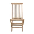 thumbnail image 2 of Folding Outdoor Chair - Patio Side Chair - Teak Folding Chair - Portable & Lightweight, 2 of 3