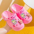 thumbnail image 1 of JIAGEYA Boys Casual Cute Cartoon Charms Clogs, Breathable Lightweight Non-slip Slip-on Soft Sole Easter/rabbit/bunny Sandals Slippers For Summer And Spring, 1 of 5