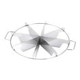 thumbnail image 2 of Stainless Steel Circular Cake and Pizza Slicer, 6/7/9 Equal Portion Cutting Tool with Side Handles, Pie Cutter and Cookie Cutter - C, 2 of 4