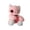 Pink Cat, variant on Dark Redemption Bunny Plush Doll, Gothic Halloween Stuffed Animal Pillow for Home Decor, Soft Cuddly Companion for Bedroom, Black Red