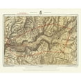 thumbnail image 2 of USGS 18x15 White Modern Wood Framed Museum Art Print Titled - Yosemite California Quad - USGS 1879, 2 of 4